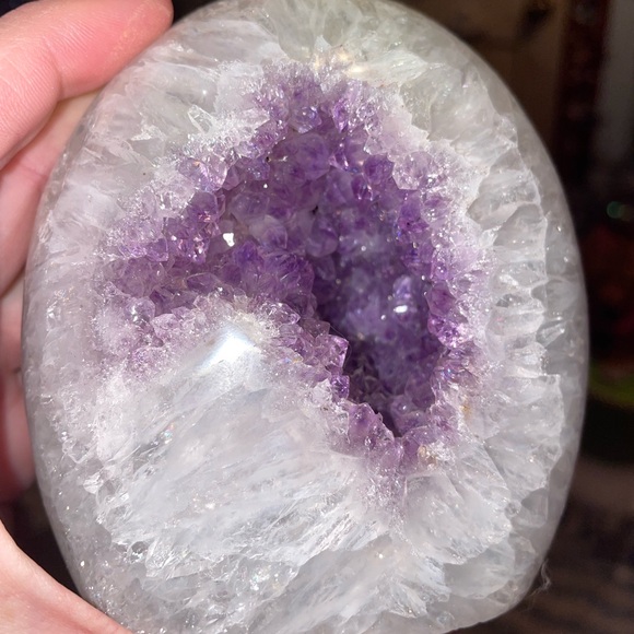 Quartz and amethyst druzy freeform - Picture 7 of 14